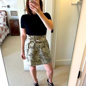 Alice and Olivia Metallic Skirt